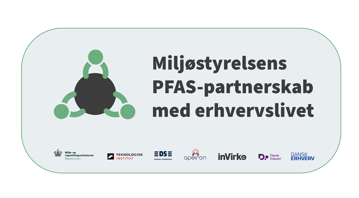 Miljøstyrelsens PFAS-partnerskab med erhvervslivet logo
